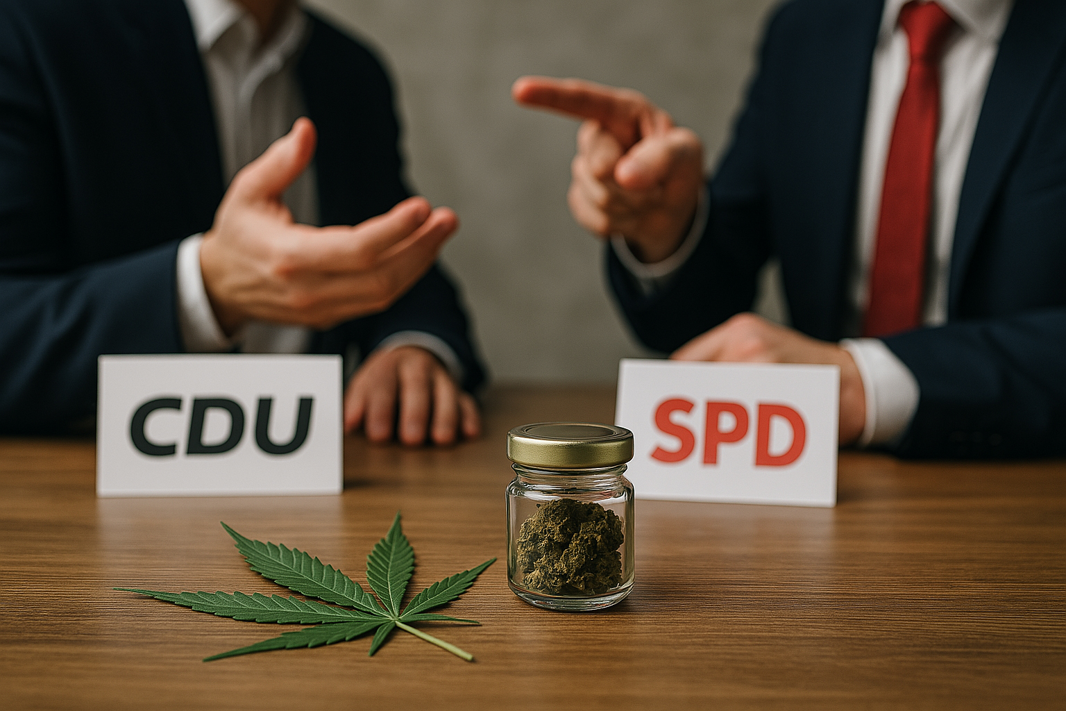 Schwierige Verhandlungen zwischen CDU und SPD beim Cannabisgesetz